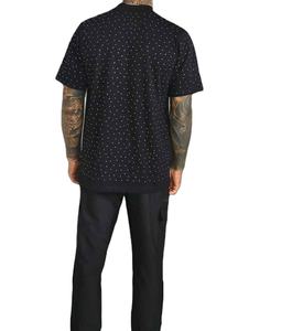 เสื้อยืดสตรีทแวร์ คอกลม วินเทจ ประดับเพชรเทียม สกรีนโลโก้ได้ เสื้อผ้าผู้ชาย ราคาขายส่ง เสื้อยืดผู้ชายประดับเพชรเทียม - Product Image 3