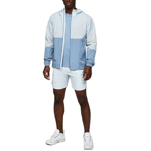 Conjunto Deportivo Cortavientos Personalizado, Chaqueta Deportiva Informal de Poliéster/Algodón de Secado Rápido para Hombre, para Invierno - Product Image 1