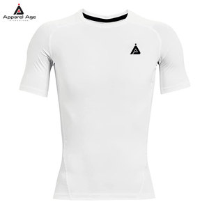 เสื้อยืดคอมเพรสชั่นผู้ชาย คุณภาพสูง ผ้าฝ้าย 100% รับสกรีนโลโก้ ทรงหลวม ราคาดีที่สุด - Product Image 1