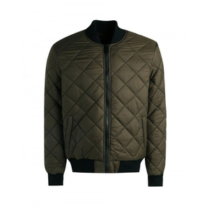 Compre Chaquetas de Moda Personalizadas al por Mayor de Alta Calidad con Logotipo, Chaqueta Bomber para Hombre con Cuello de Piel y Forro Polar 2026 - Product Image 1