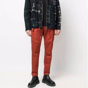 กางเกงคาร์โก้แฟชั่นดีไซน์ใหม่สำหรับผู้ชาย คุณภาพสูง สกรีนโลโก้ได้ สไตล์สตรีทแวร์ - Product Image 5