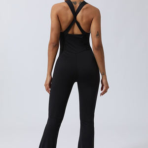 Leggings Deportivos de Cintura Alta con Logotipo Personalizado, Conjuntos de Ropa Deportiva para Yoga, Fitness, Gimnasio, Deportes, Mono Deportivo de 1 Pieza para Mujer - Product Image 3