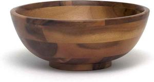 ชามไม้ทำมือระดับพรีเมียม ชามสลัดไม้ธรรมชาติ ชามเสิร์ฟอาหารรักษ์โลก สำหรับครัวและโต๊ะอาหาร ขายส่งจำนวนมาก - Product Image 4