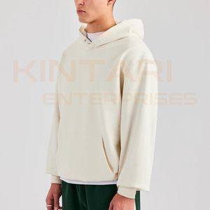 Sweat à capuche unisexe surdimensionné avec fermeture éclair, épais, respirant, en polyester/coton écologique, doublure polaire, coupe classique, décontracté, hiver - Product Image 3