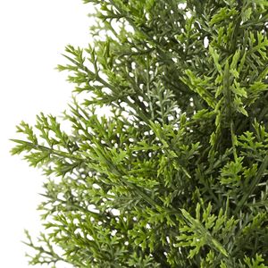 Alberi di Cedro Artificiali da 48 Pollici Facili da Montare, 2 Set di Finti Arbusti di Pino dall'Aspetto Realistico in Seta Sintetica per Decorazioni Frontali - Product Image 6