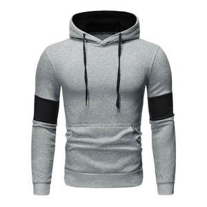 Sudadera con Capucha para Hombre, Talla Grande, Otoño Invierno, Color Sólido, Informal, Deportiva, Estilo Urbano, Cálida - Product Image 1