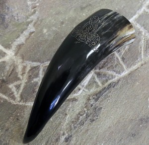 Handmade Drinking Horn Viking Mug Polished Natural Finish Eco Friendly Durable Perfect for Beer Whisky Lovers - Product Image 2