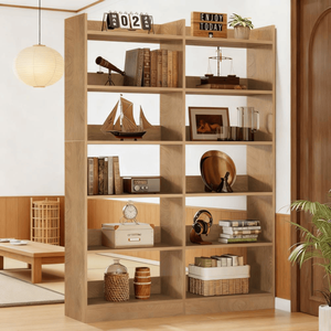 Tall Bookshelf Elegant <b>Bookcase</b> Design for Home or Office - Product Image 1