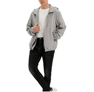 Veste coupe-vent pour homme respirante, nouveau design 2026, avec logo personnalisé, veste coupe-vent de haute qualité pour homme avec poche - Product Image 5