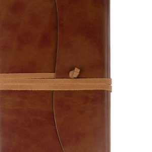 Cuaderno Romano A5 Personalizado de Cuero Reciclado Color Castaño, Diario Personalizado con Correa y Cierre para Oficina, Estudiantes y Viajes - Product Image 3