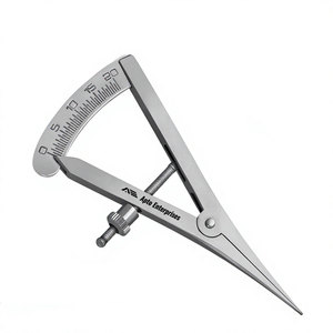 Calibre Droit de 3,5 Pouces pour Mesure de Cartographie Osseuse, Instrument de Mesure Précis 0-20mm pour Dentisterie, Chirurgie, Orthodontie et Implants - Product Image 2