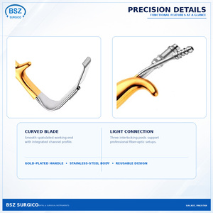 Meilleures ventes : Écarteur mammaire à fibre optique style Tebbetts, isolé, pour chirurgie plastique, certifié ISO13485 Classe II, pour liposuccion - Product Image 6