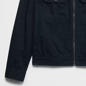 Chaqueta de lona impermeable hecha a medida para hombre, elegante chaqueta de lona de invierno para hombre en venta en línea - Product Image 4