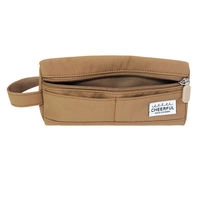 Estuche de Lápices de Nailon Clásico Minimalista al por Mayor, Bolsa de Papelería Vertical para Organizar y Guardar Útiles Escolares