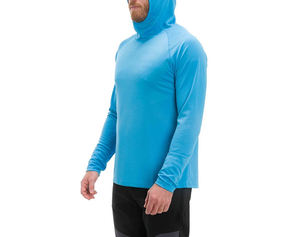 Tissu extensible 100% nylon et élasthanne, sweats à capuche de pêche pour hommes, manches longues, imprimé camouflage, sweats à capuche de pêche - Product Image 1