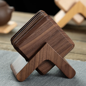 Posavasos de madera personalizado de la mejor calidad, diseño elegante Simple con acabado a mano para decoración de mesa, alfombrilla/almohadilla de alta calidad para hijos - Product Image 2