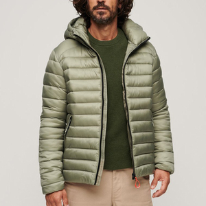 Chaqueta Acolchada Gruesa con Capucha Unisex para Clima Frío, Personalización Total, Tendencia Urbana, Impermeable, Material 100% Nailon - Product Image 1