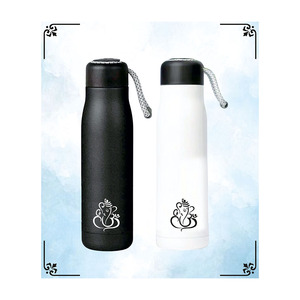 ขวดน้ำสแตนเลสพิมพ์ลายพระพิฆเนศ - ปรับแต่งได้สำหรับกลับไปโรงเรียนและวันรับปริญญา - Product Image 1