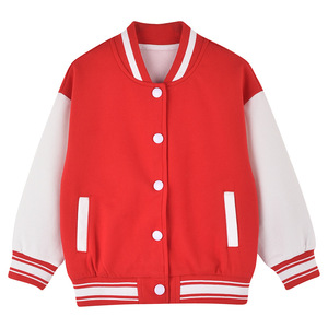 เสื้อแจ็คเก็ตวาร์ซิตี้สีพื้นปักลายพิมพ์นูนแบบกำหนดเองได้ สไตล์วิทยาลัย แนวสตรีทแฟชั่นฤดูหนาว สำหรับผู้ชาย แบรนด์ Birlag Sports - Product Image 2
