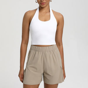 Débardeurs de sport pour femmes avec soutien-gorge intégré, dos nageur, pour yoga et course à pied - Product Image 3