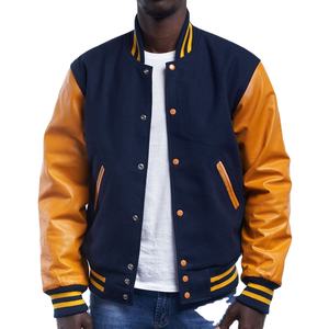 Chaqueta Universitaria Personalizada Barata con Mangas de Cuero PU, Chaqueta Deportiva Promocional para la Escuela - Product Image 6