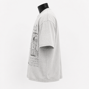 เสื้อยืดโอเวอร์ไซส์ลายกราฟิกวินเทจผ้าฝ้าย 100% หนานุ่ม สไตล์สตรีทแวร์ ผลิตตามสั่ง - Product Image 5