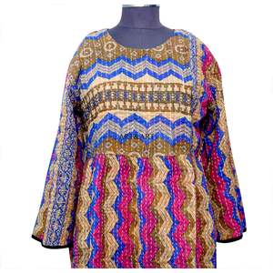 ชุดเดรสทรงเอพิมพ์ลายดอกไม้สไตล์วินเทจผ้าฝ้าย 100% สำหรับใส่ลำลองและสาวออฟฟิศมั่นใจในตัวเอง เป็นมิตรต่อสิ่งแวดล้อมและสวมใส่ได้ทุกวัน - Product Image 4