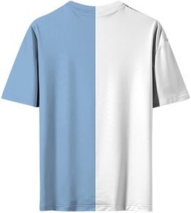 Men's Eco-Friendly Streetwear Casual Solid Color Short Sleeve T-shirt Terry Fabric Shorts <b>Set</b> Quick Dry 100% Cotton Summer - Product Image 4
