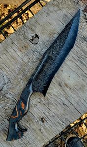 Layers Damascus Steel Chef Paring <b>Knife</b> <b>Knives</b> Fruit Peeling <b>Knife</b> with Resin and Solidfied Wood Handle - Product Image 2