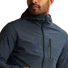 Conjunto Deportivo Personalizado para Hombre, Chaqueta Cortavientos de Dos Piezas con Cierre y Pantalones Cortos de Poliéster y Nailon - Product Image 6