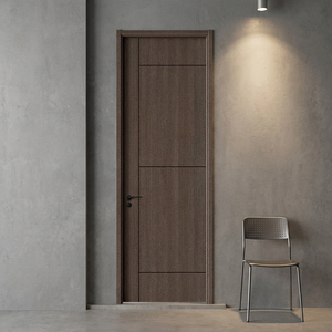 Puerta Interior Moderna de Tablero Compuesto Impermeable con Aislamiento Acústico para Baño, Sala de Estar, Cocina y Uso en Hoteles - Superficie Acabada - Product Image 2