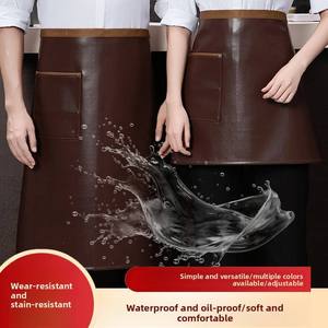 Delantal de Lona sin Mangas, Impermeable, Resistente al Aceite, Lavable, Clásico, Uniforme de Cocina para Camareros, Hombres y Mujeres, para Lavar Platos y Servicio de Alimentos - Product Image 5