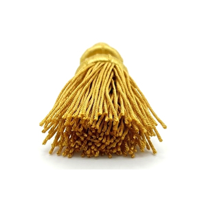 Metallic Gold Tassel <b>Top</b> Quality Ceremonial Tassels Long <b>Fringe</b> Tassel Decorative Bullion Wire Tassels - Product Image 6