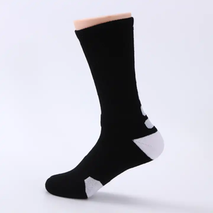 Professional Autumn Athletic Breathable Quick Dry Seamless Ankle Sports <b>Socks</b> 100% Cotton Heat-Transfer Printed Custom Logo OEM - Product Image 2