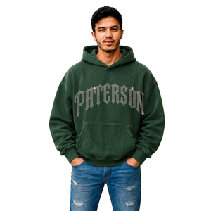 Sudadera con Capucha Personalizada para Hombre, Mezcla de Algodón, Estilo Urbano, Marca Privada, Fabricante de Ropa al por Mayor para Marcas de EE. UU., Reino Unido y Europa - Product Image 3