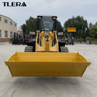 Loader Roda Multifungsi Pertanian 3 Ton Langsung dari Pabrik dengan Rotary Tiller Terpasang di Belakang