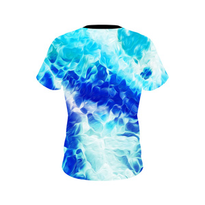 Men's Blue Crew Neck <b>T</b>-<b>Shirt</b> 100% Cotton Breathable Knitted High Quality <b>Spark</b> Clothing Summer Casual Style - Product Image 5