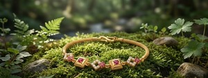 Divyoro Geometric <b>Ruby</b> CZ Chain <b>Bracelet</b> Women's Gold Plated Classic Engagement Party Gift Bezel Setting Wedding - Product Image 4