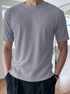 High Quality Casual Round Neck Loose Short Sleeve T-Shirt <b>Men</b> 2026 New Summer Cotton Loose T-Shirt <b>Men</b> t Shirt Supplier From BD - Product Image 3