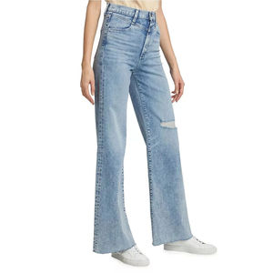 Jeans baggy pour femmes de qualité supérieure à bas prix, en grande quantité, entièrement personnalisables, style hip-hop, service OEM. - Product Image 5