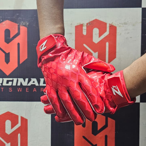 Guantes de Fútbol Americano para Hombre, con Silicona y Serigrafía en la Palma, Color Personalizado, Ropa Deportiva Personalizada, Guantes de Fútbol Americano Unisex - Product Image 4