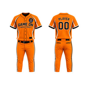 New Sports Wear Custom Baseball Uniform Made in Good Material / OEM Service Latest <b>Model</b> Comfortable Baseball Uniforms - Product Image 3