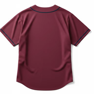 Chemise de baseball au design original, respirante, imprimée numériquement, en maille polyester 180g, col en V, logo personnalisé, nom brodé, unisexe - Product Image 4