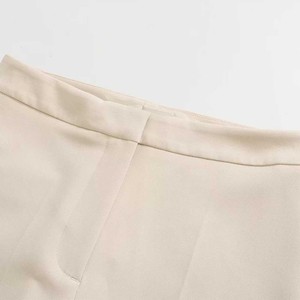 Pantalones de Mujer de Primavera, Nuevos, Elegantes y a la Moda, con Abertura en la Pierna, de Tubo Recto, Vintage, de Cintura Alta, con Cierre de Cremallera - Product Image 3