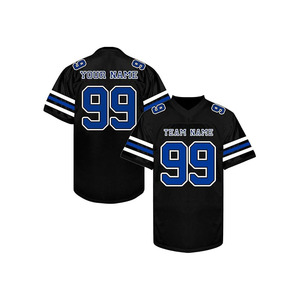 Camiseta de Fútbol Americano Personalizada con Cuello en V, Malla 100% Poliéster, Manga Corta, Sublimada, Color Degradado, Absorbe la Humedad, Antiencogimiento - Product Image 2