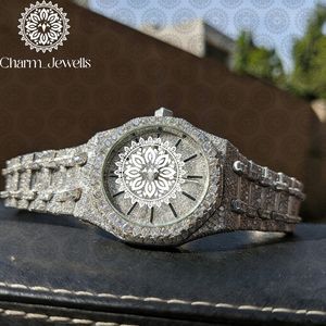 Charm Luxury Stainless Steel <b>Mechanical</b> <b>Watch</b> 40mm Case Analog 20mm Band Vintage Hip Hop Auto Date Push Button Hidden Clasp 10 - Product Image 1