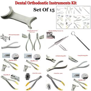 Ergonomic Instruments Stainless Steel Dental Tool Set 15 Orthodontic Z Bend Arch Wire Bending Detailing Pliers Dentavex CE - Product Image 6