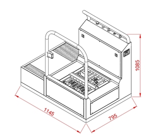 R&<b>D</b> Center Operating Room Factory Shoe Sole Cleaning Machine Intelligence Shoe Bottom Washing Machine ACDT <b>Model</b> No.: CW711 - Product Image 3