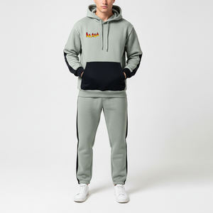 Vêtements d'hiver, taille plus, ensemble de survêtement unisexe pour homme, respirant et à séchage rapide, 100% coton, logo et design personnalisés, ensemble de survêtement - Product Image 5