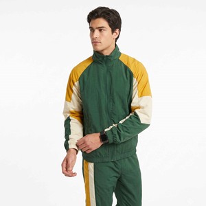 OEM Men's Casual Street Style Two-Tone Zip-Up Hooded <b>Jacket</b> and Pants Sets Autumn Windbreaker Nylon Tracksuits Color Blocking - Product Image 2